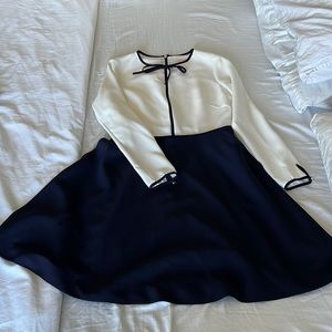 Ted Baker Loozy tie neck dress in size 2